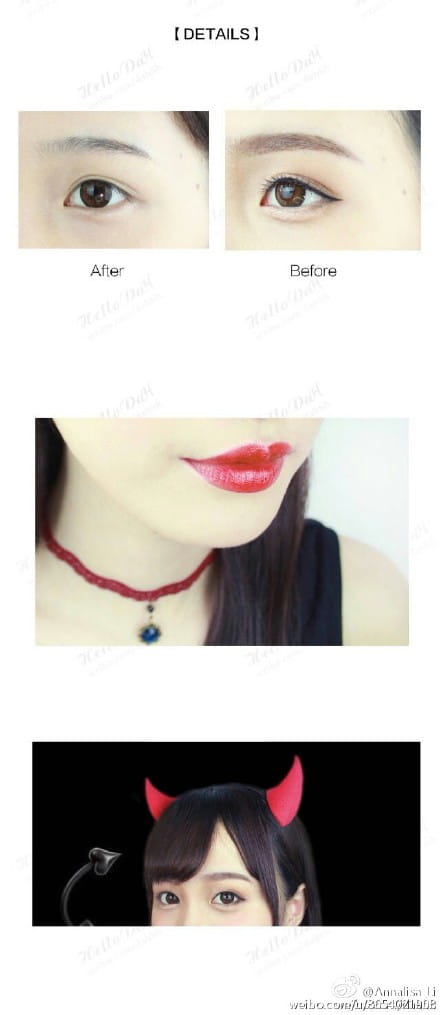 化妆步骤详解 桥本环奈• 小恶魔！仿妆