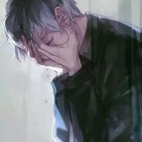 动漫头像男 优雅的喝茶