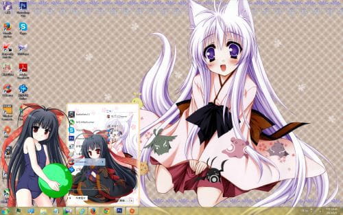 游魂 kiss on my deity  win7电脑主题下载