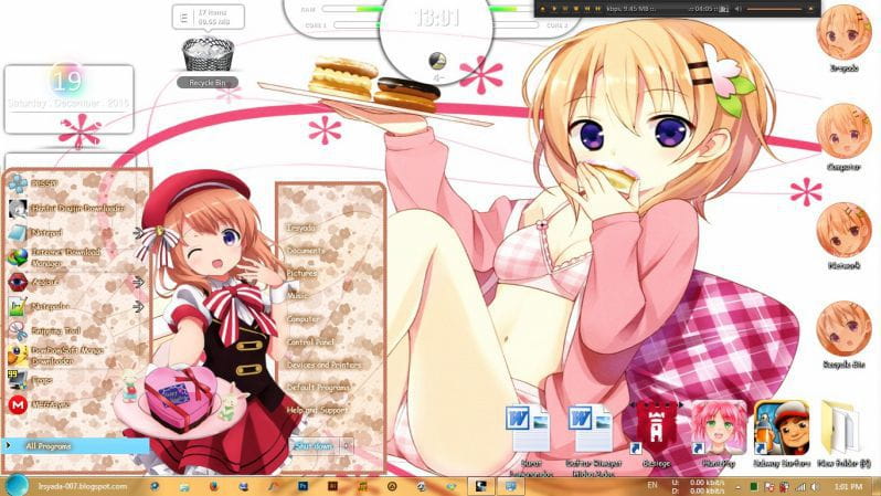 保登心爱  请问您今天要来点兔子吗 win7电脑主题下载