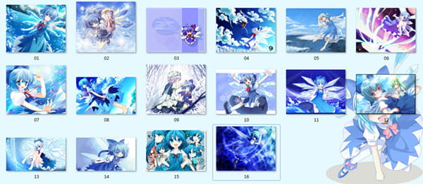 夏天就讓天才琪露诺來降溫吧！Win7主题