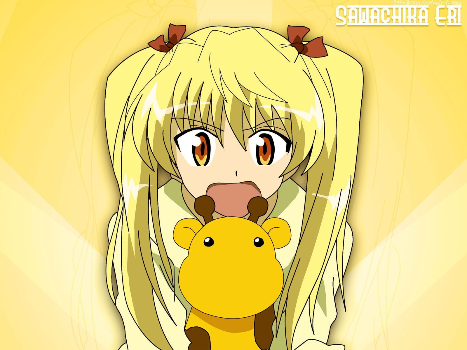 金色傲娇双马尾 宅男最爱的萌女