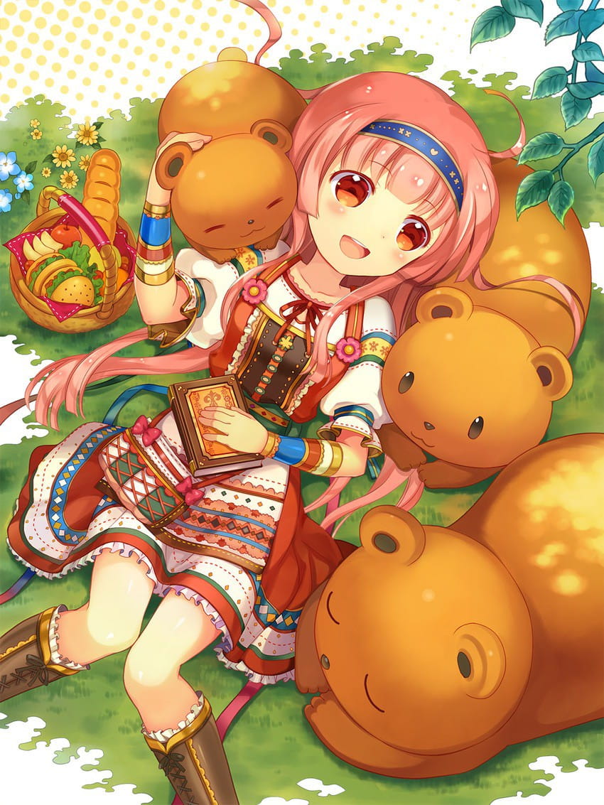 可爱的动漫女孩 手机壁纸 萌萌哒