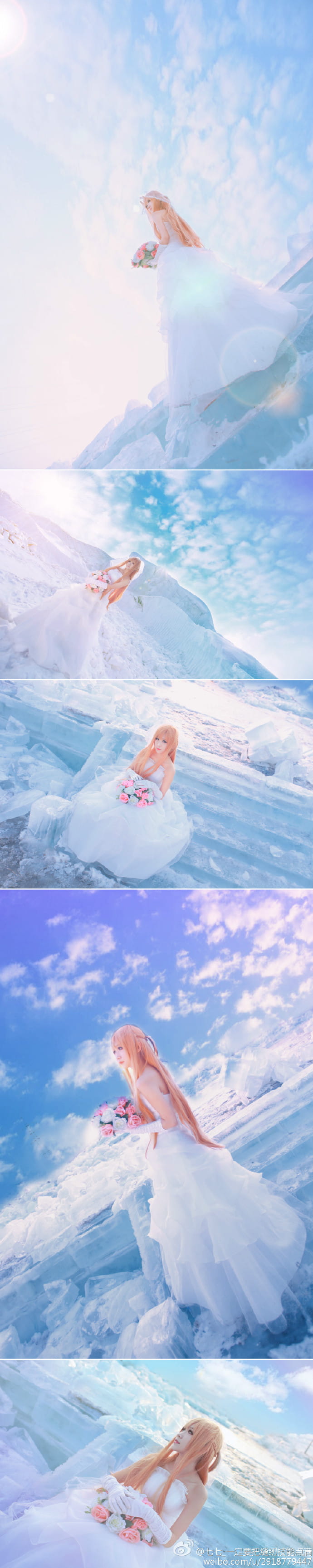 【授权】刀剑神域 亚丝娜花嫁 cos