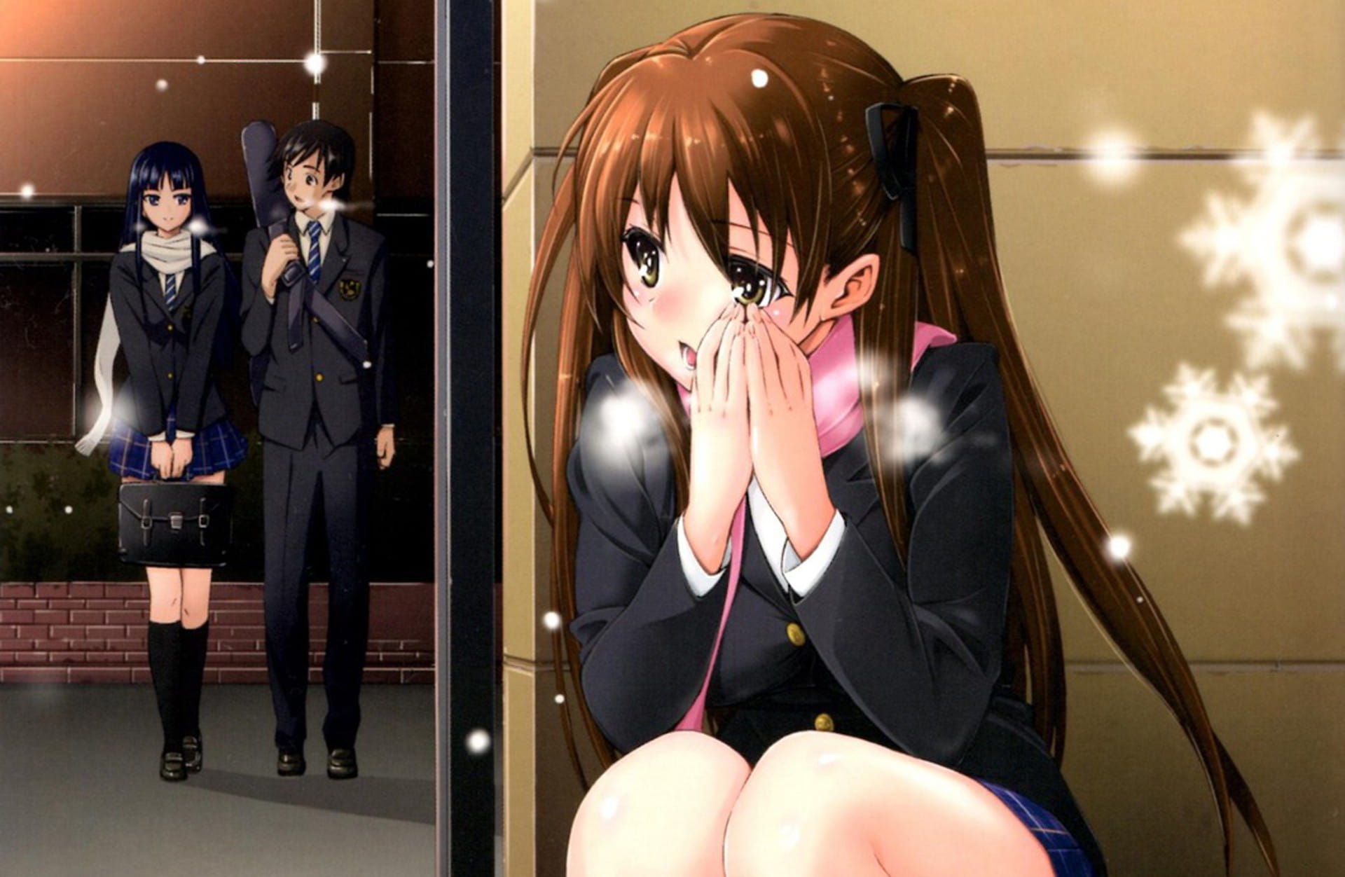 白色相簿2电脑壁纸 为什么你收图这么熟练