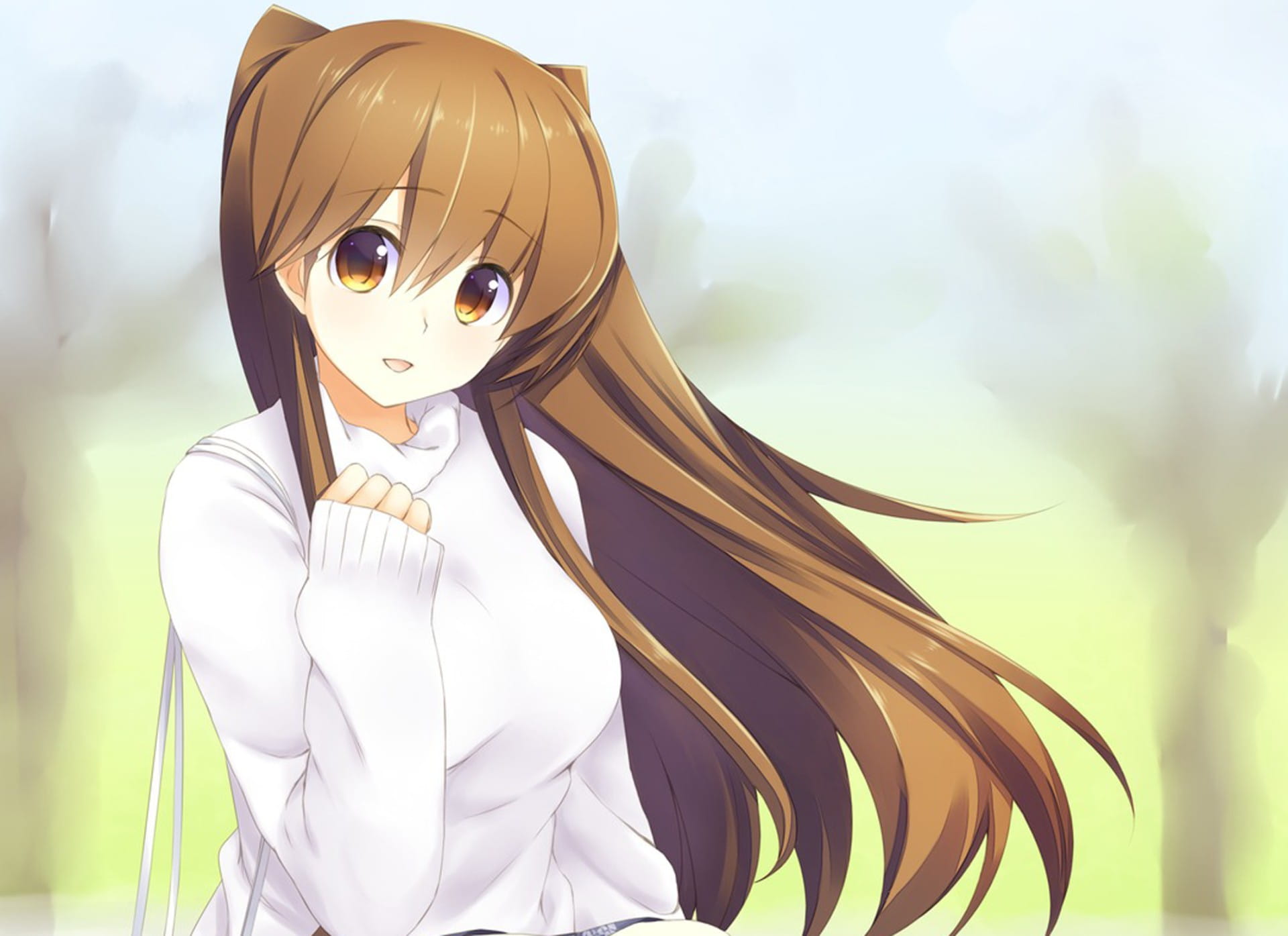 白色相簿2电脑壁纸 为什么你收图这么熟练