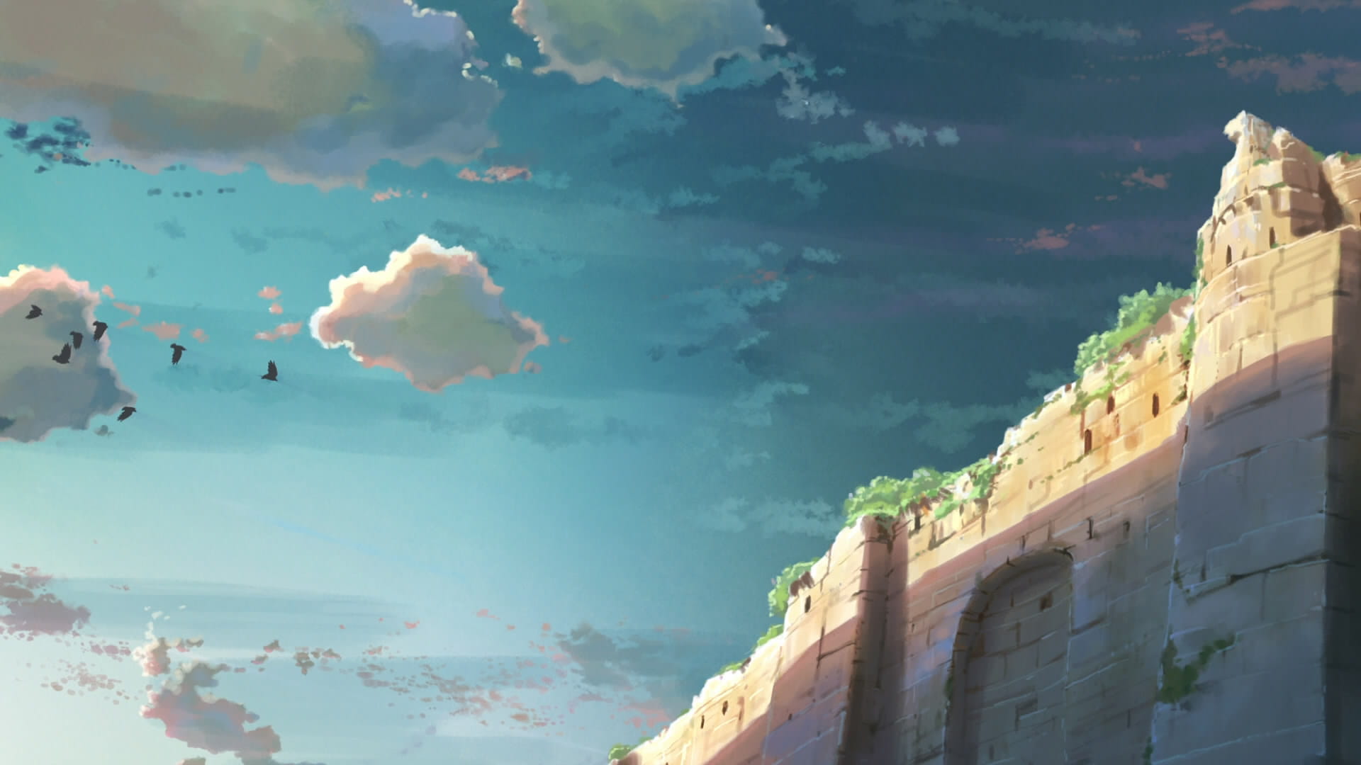 追逐繁星的孩子 桌面壁纸 新海诚