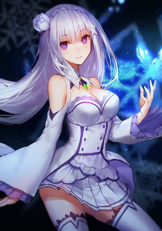 艾米莉娅手机壁纸 从零开始的异世界生活艾米莉娅