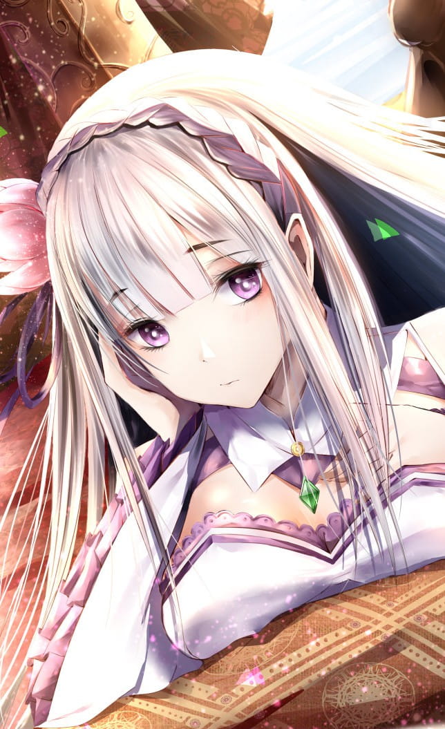 艾米莉娅手机壁纸 从零开始的异世界生活艾米莉娅