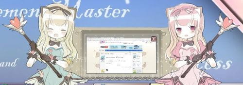 艾尔之光 魔法少女爱莎  win7电脑主题下载