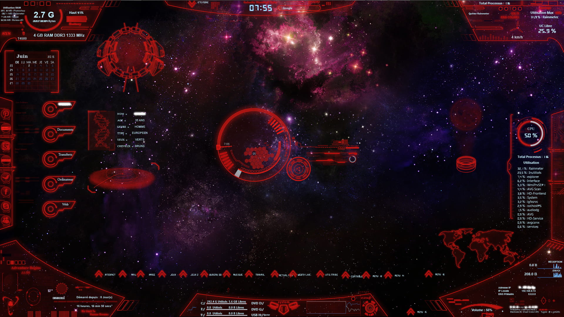 Win10主题 甲铁城的卡巴内瑞 奔流热血