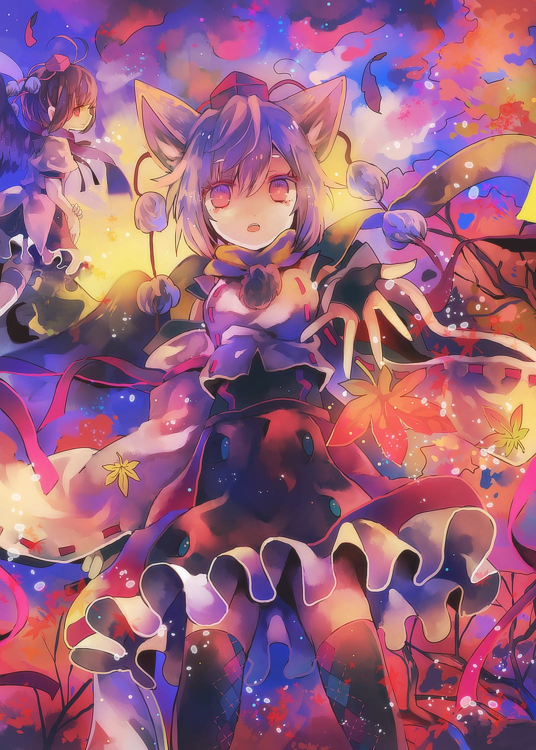 犬走椛 手机壁纸 东方Project