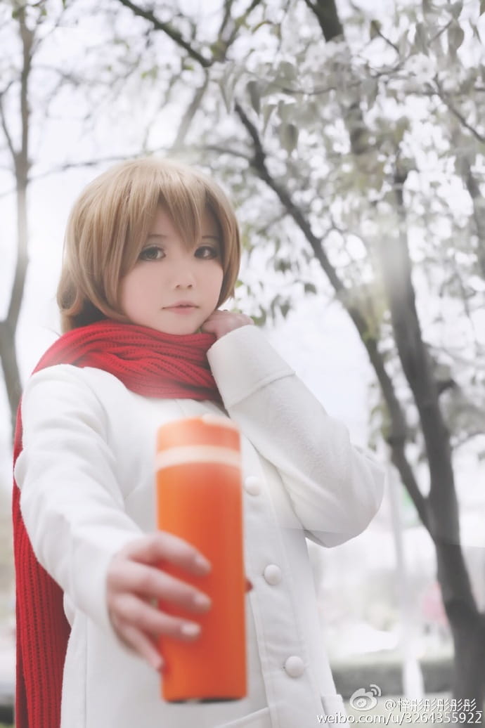 【授权】龙与虎 戴围巾逢坂大河 cos