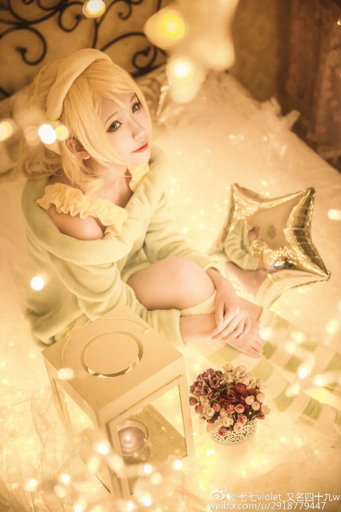 【授权】lovelive! 睡衣洵濑绘里 cos