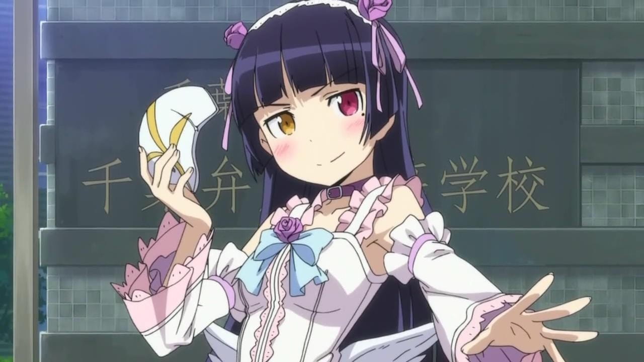 我的妹妹不可能那么可爱五更琉璃 黑猫壁纸美图(1)