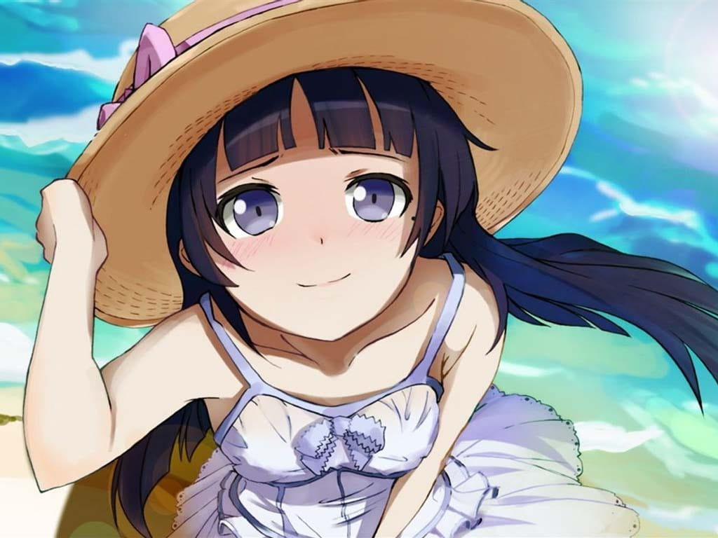 我的妹妹不可能那么可爱五更琉璃 黑猫壁纸美图(1)