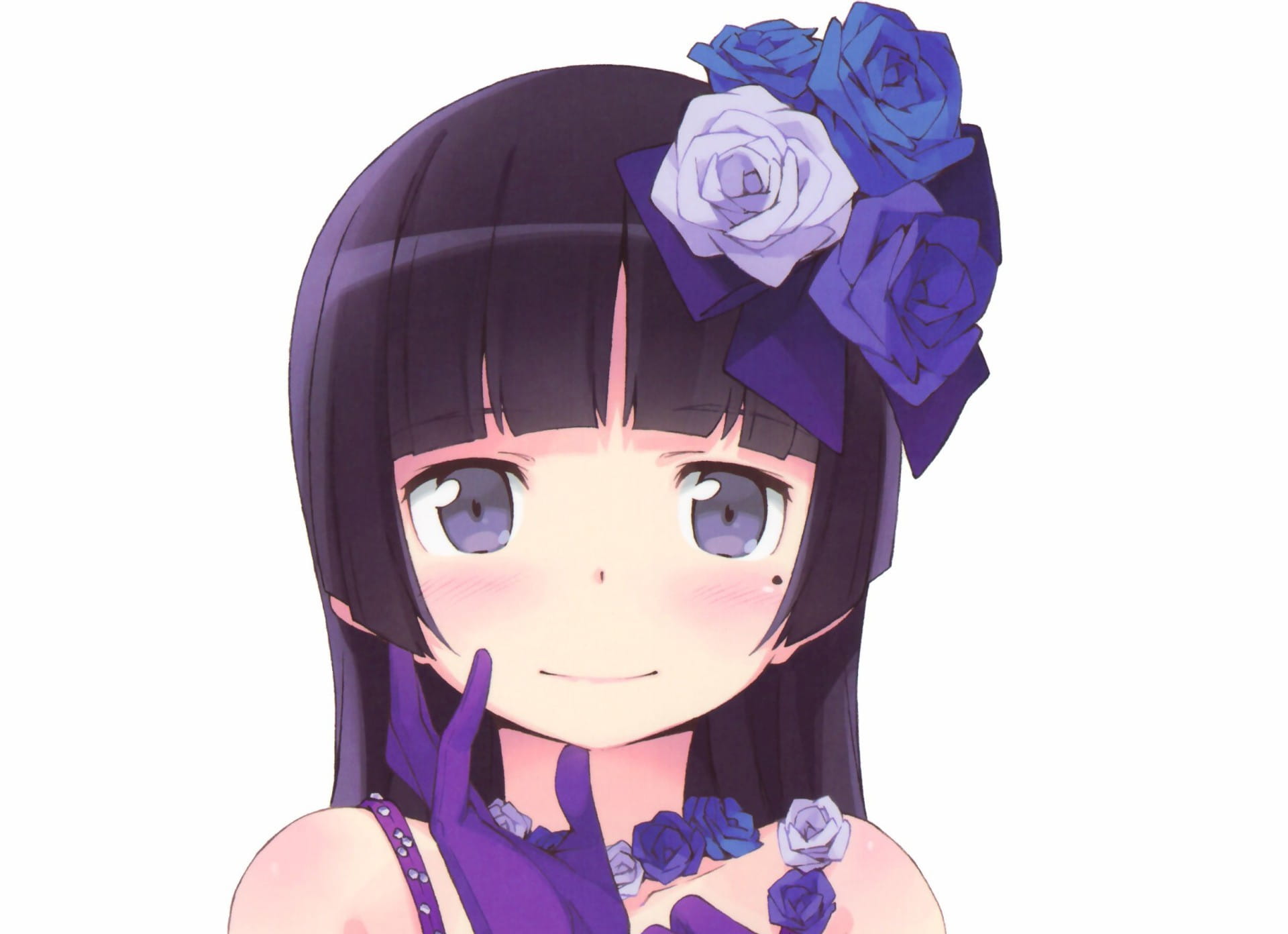 我的妹妹不可能那么可爱五更琉璃 黑猫壁纸美图(1)