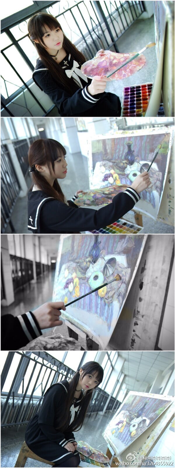 【授权】校园日常 学院风少女 cos