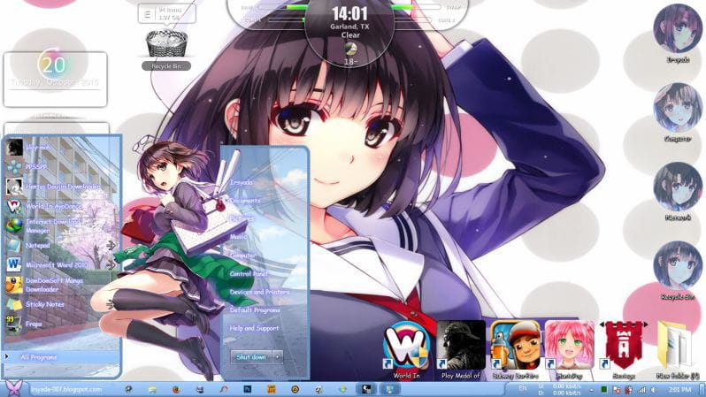 路人女主的养成方法 win7电脑主题下载