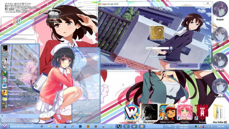 路人女主的养成方法 win7电脑主题下载