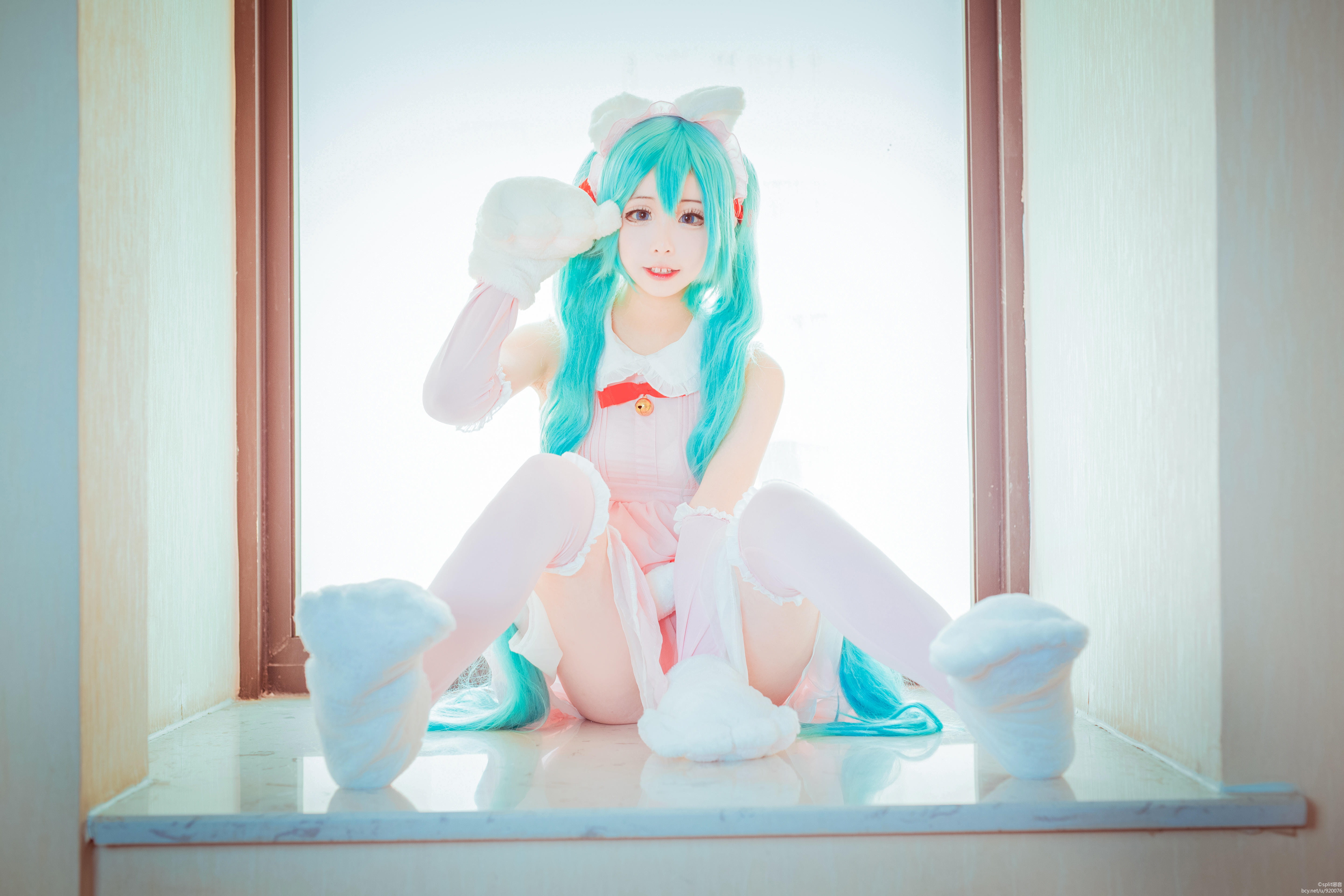 VOCALOID 粉红小猫咪miku