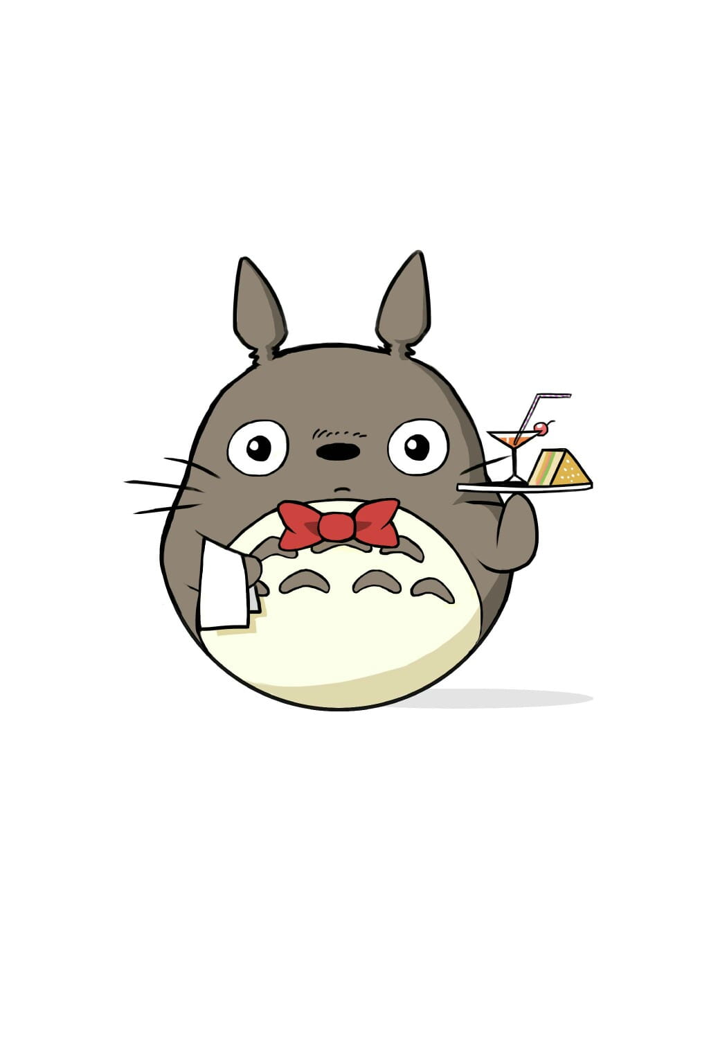 龙猫手机壁纸 萌你一脸