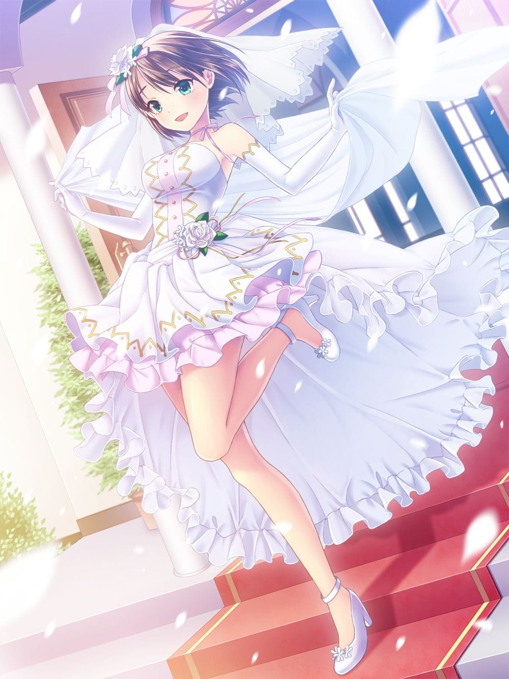 少女的花嫁 手机壁纸 幸福时刻