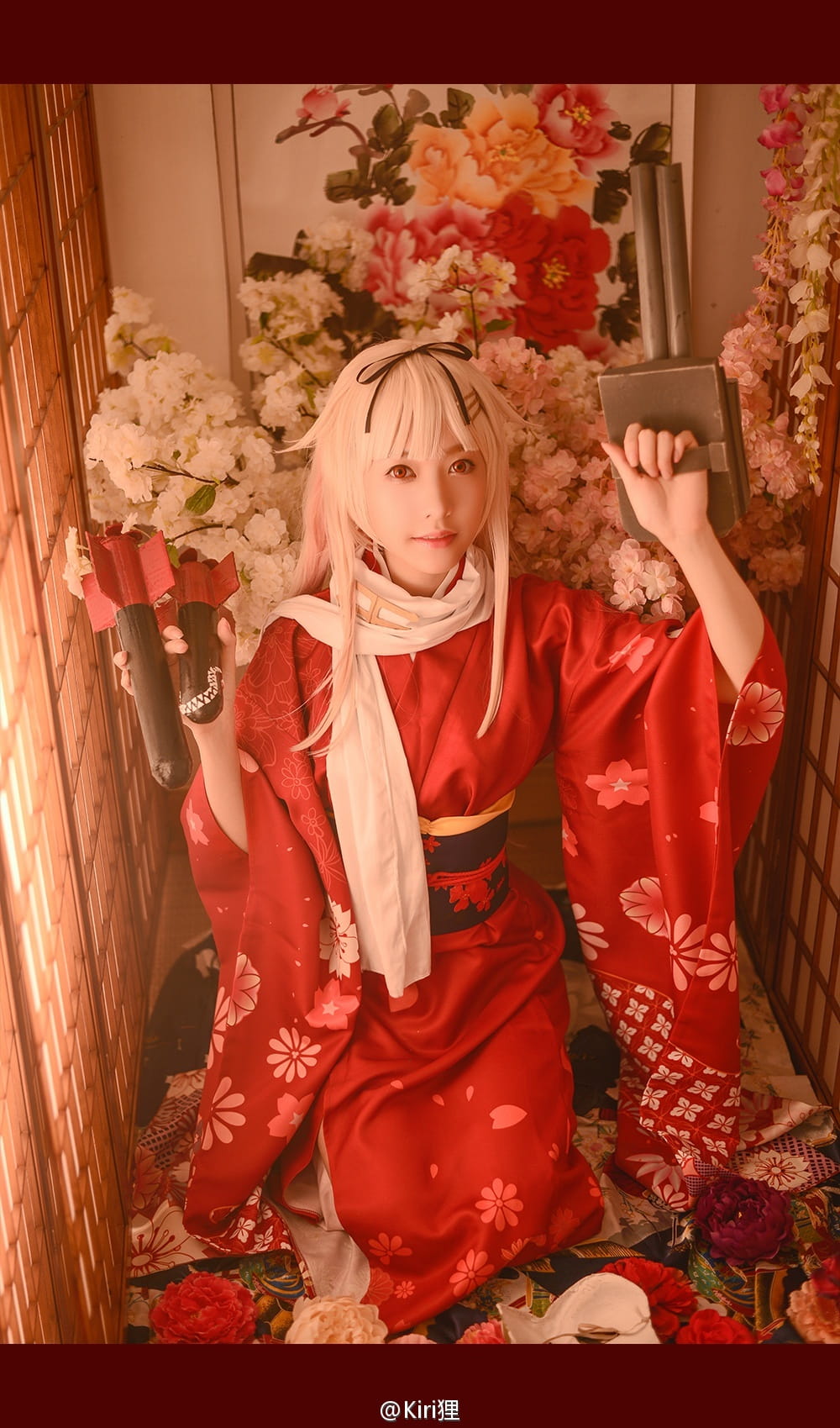 【授权】舰队collection新年限定立绘-夕立cos