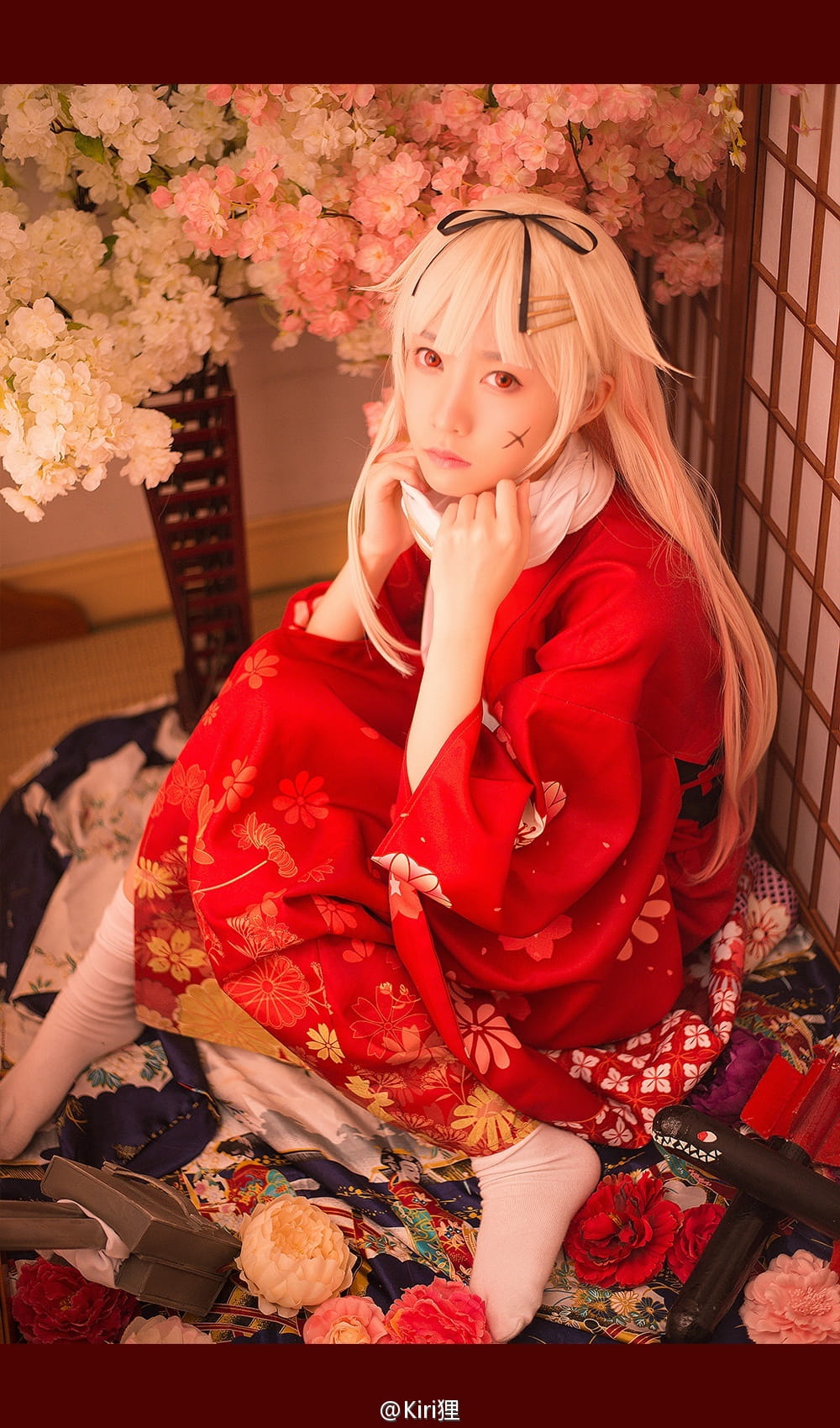 【授权】舰队collection新年限定立绘-夕立cos