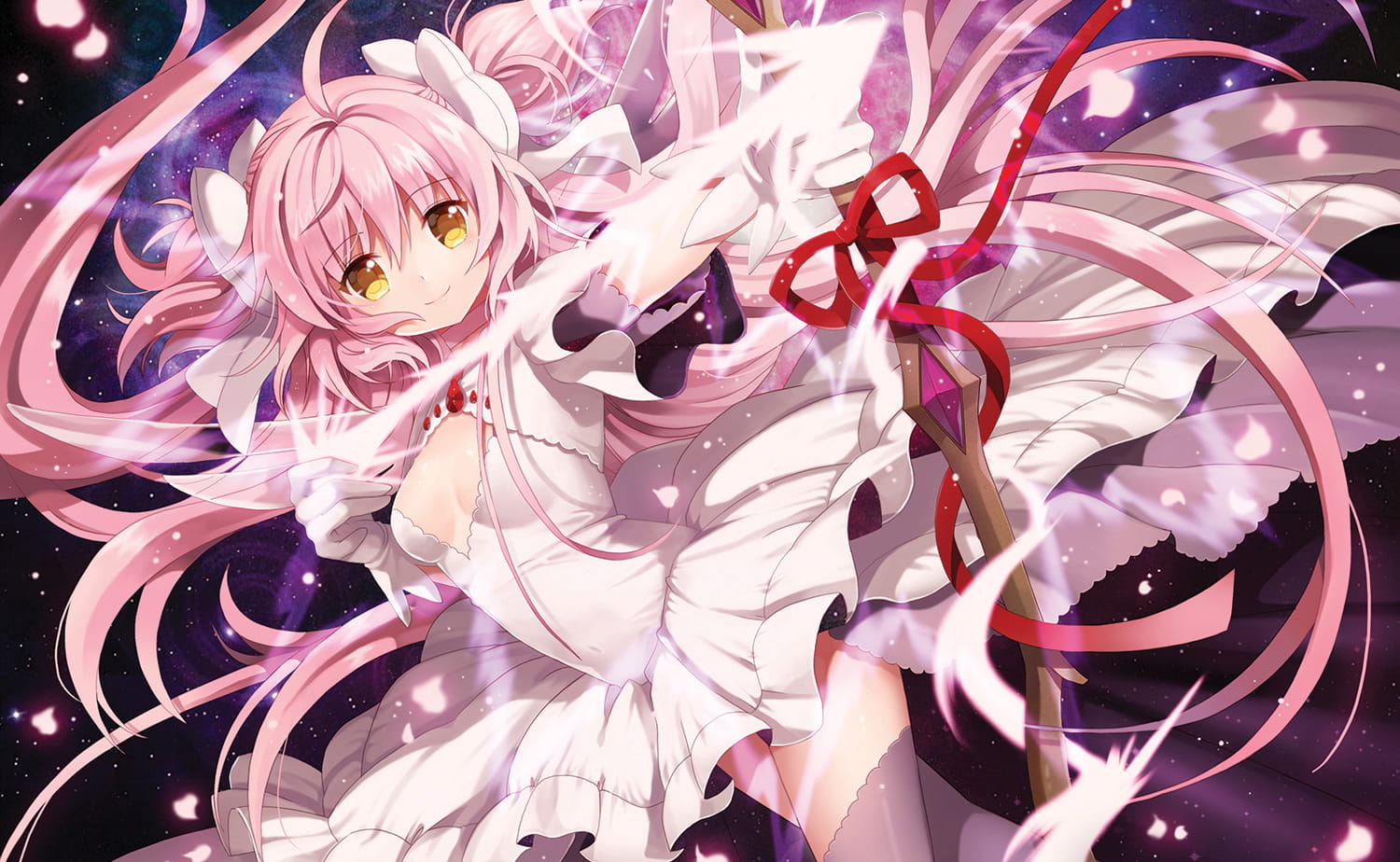 拯救你，是我最初的心愿！魔法少女小圆电脑桌面壁纸