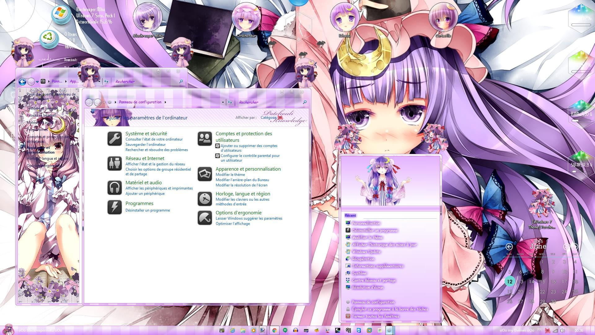 【win7主题】东方系列-帕秋莉/Patchouli Knowledge V3