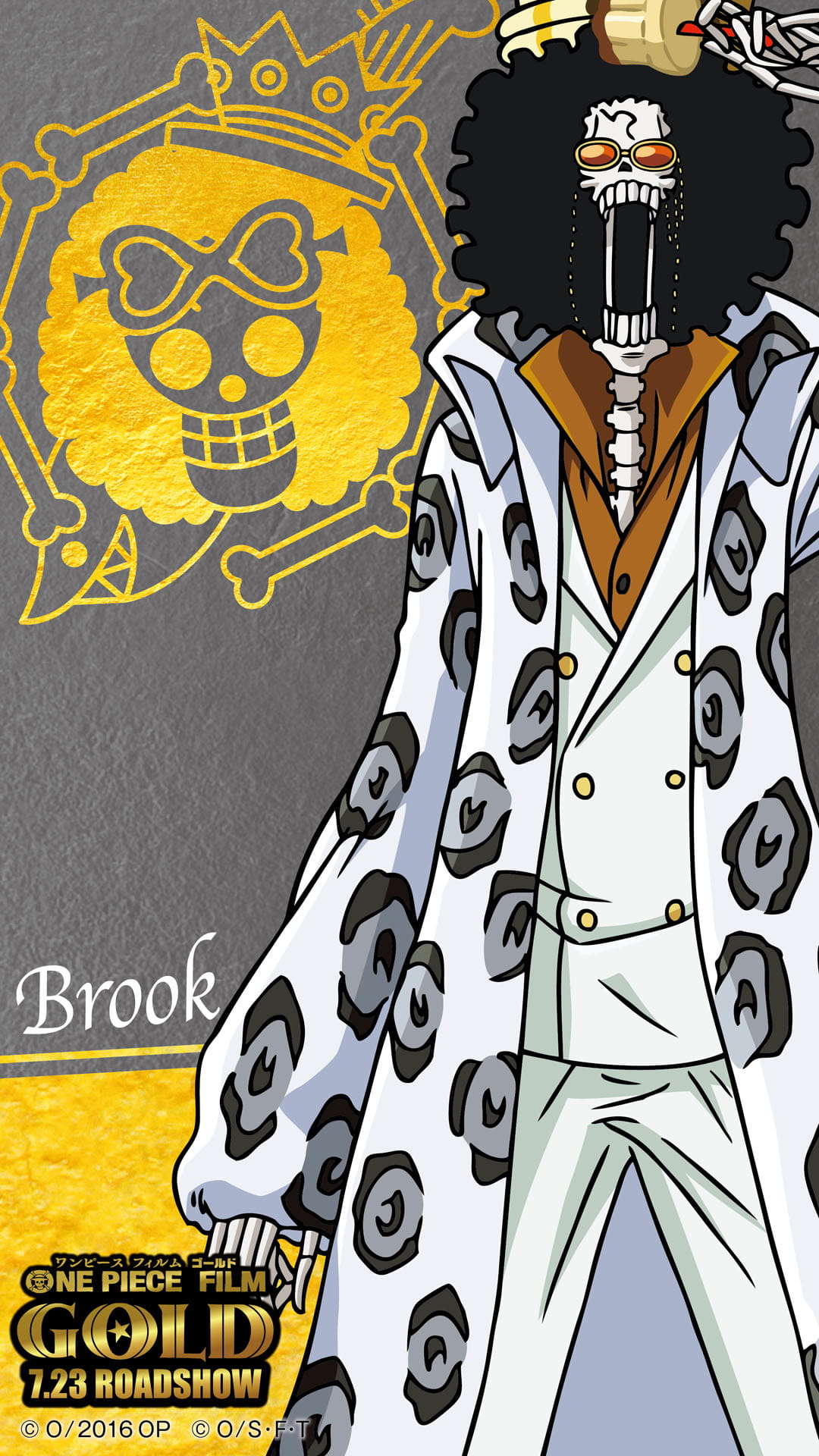 《海贼王》剧场版手机壁纸 草帽团与零食翩翩起舞