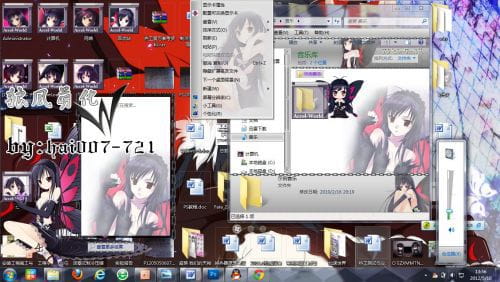【win7主题】加速世界-黑雪姬