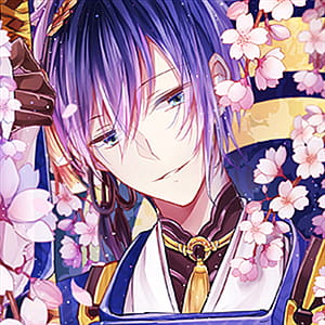 刀剑乱舞 三日月宗近头像 二次元男头