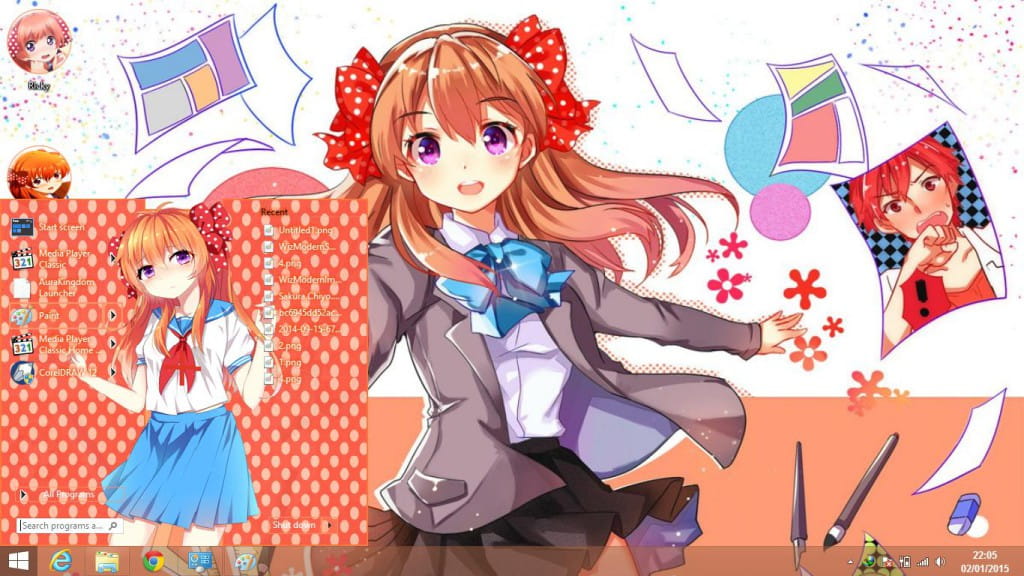 月刊少女野崎君 win8电脑主题