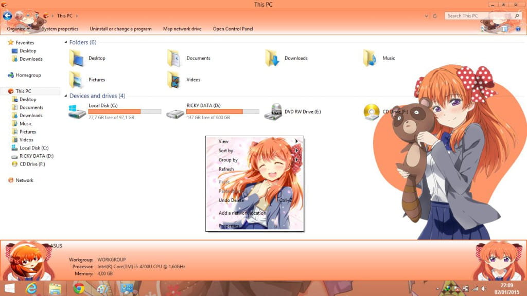 月刊少女野崎君 win8电脑主题