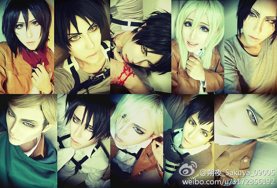 男神般的外表 来自日本的coser朔夜