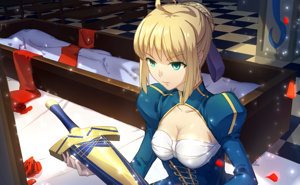 Fate/zero 吾王saber电脑壁纸