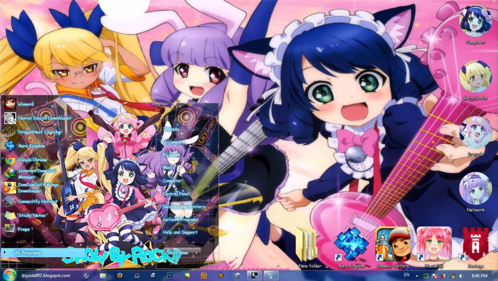 Show By Rock!!  win7电脑主题下载