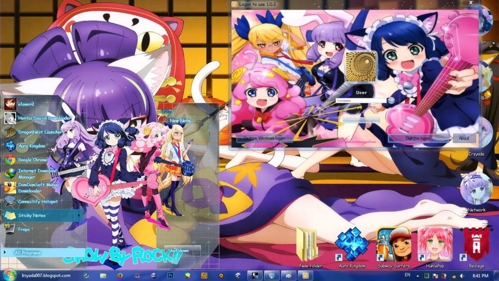 Show By Rock!!  win7电脑主题下载