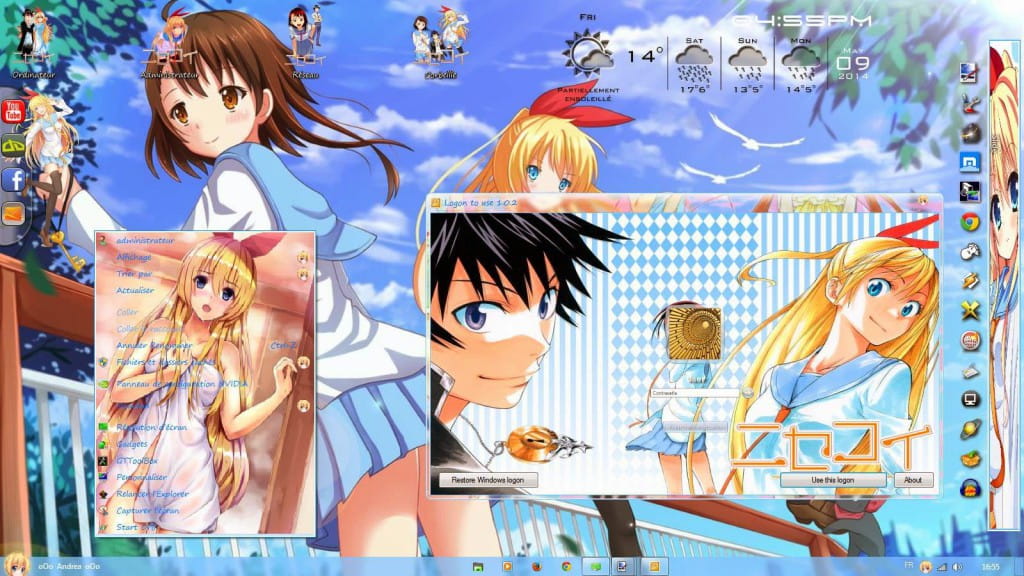 【win7主题】伪恋/Nisekoi 下载