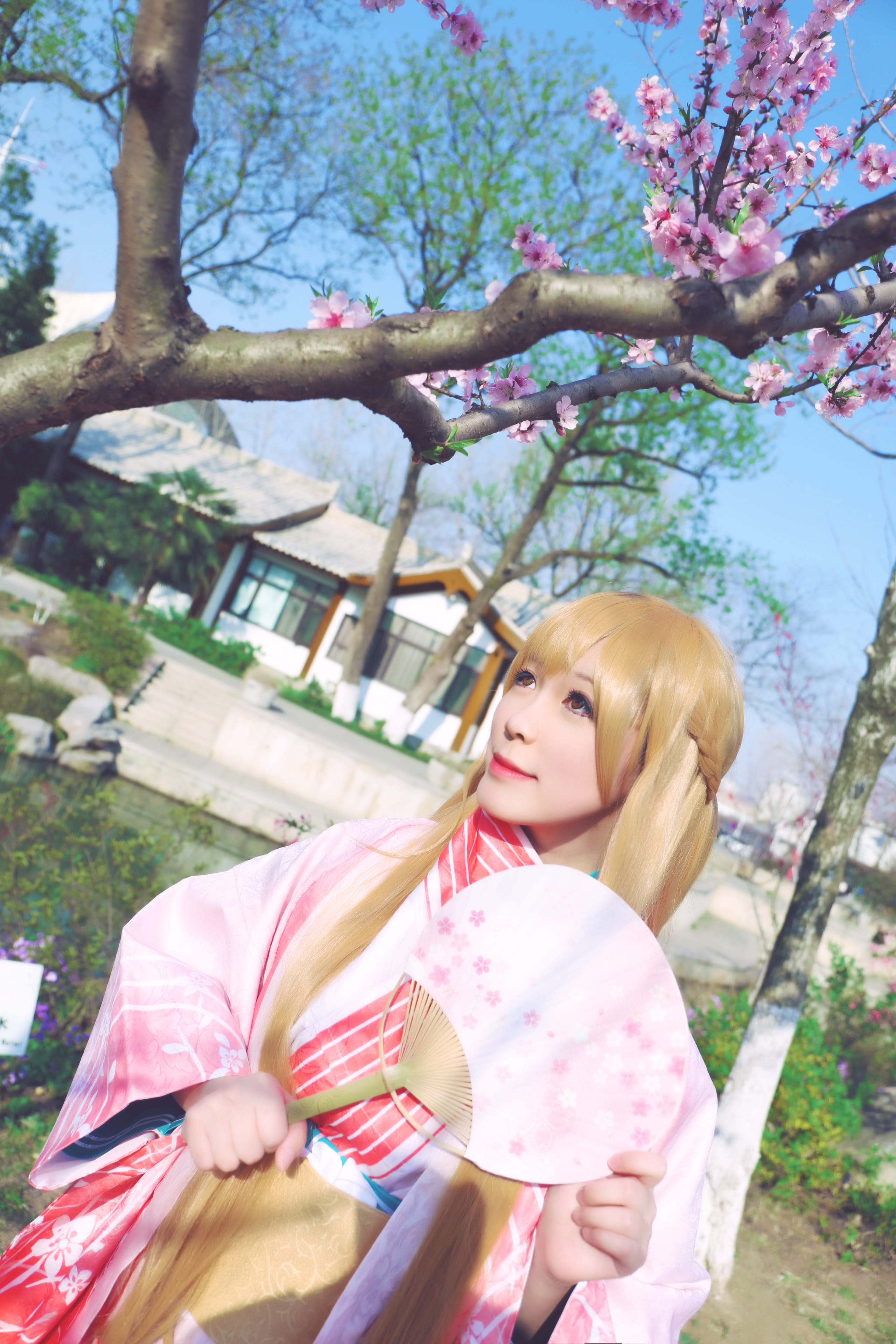 【授权】刀剑神域 亚丝娜新春和服cos