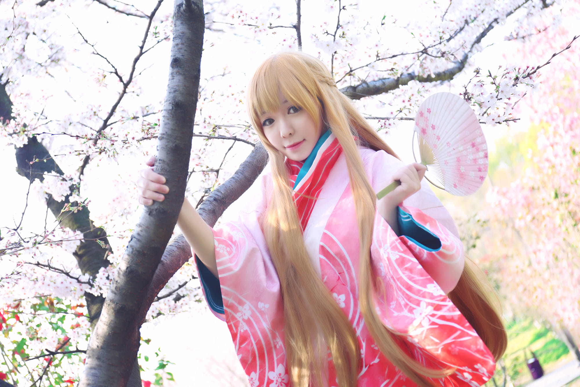 【授权】刀剑神域 亚丝娜新春和服cos