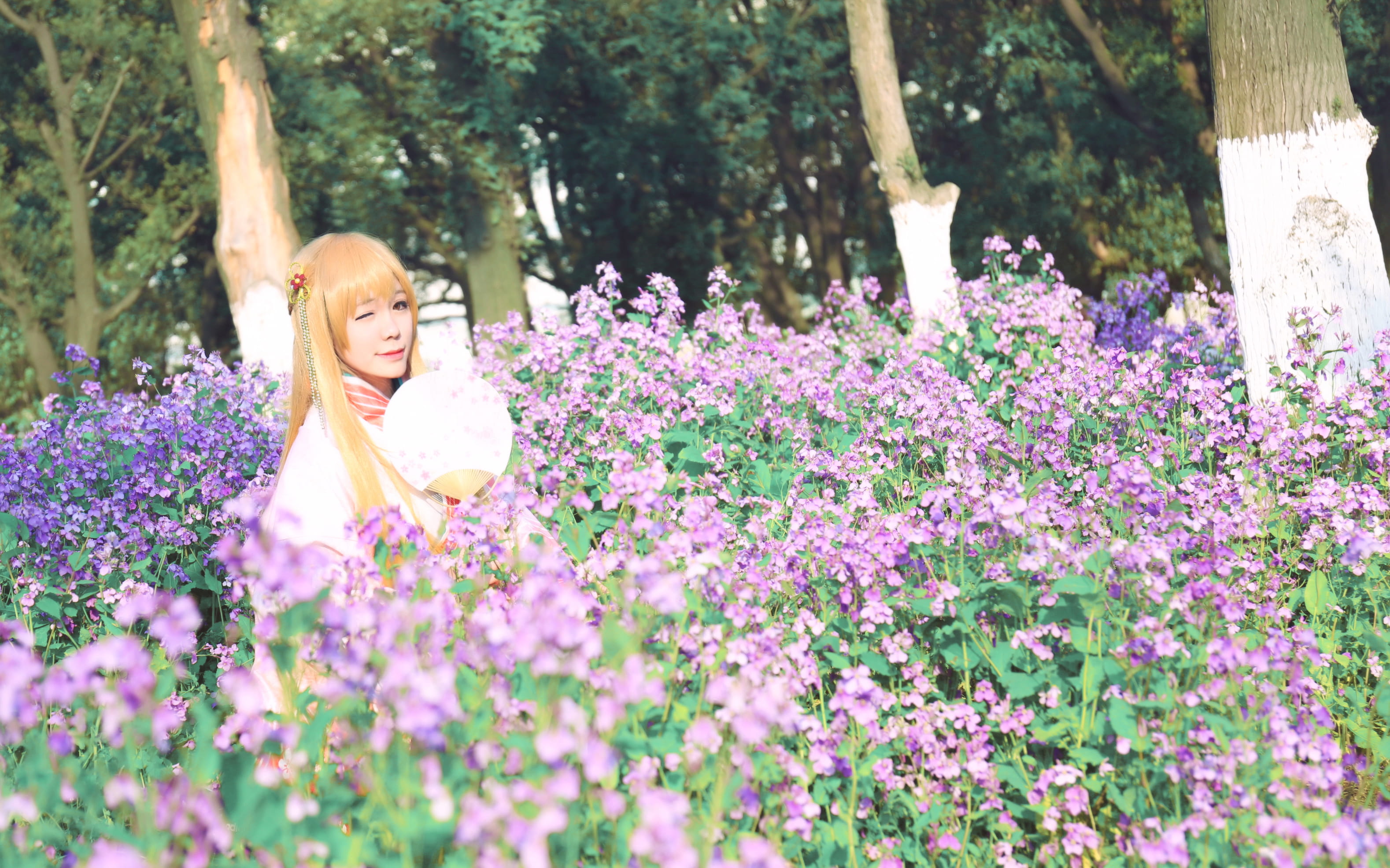 【授权】刀剑神域 亚丝娜新春和服cos