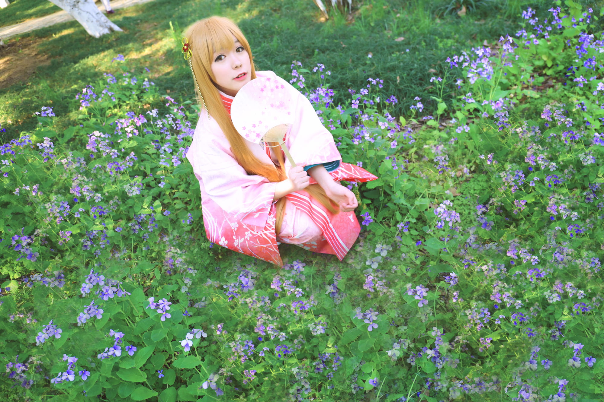 【授权】刀剑神域 亚丝娜新春和服cos