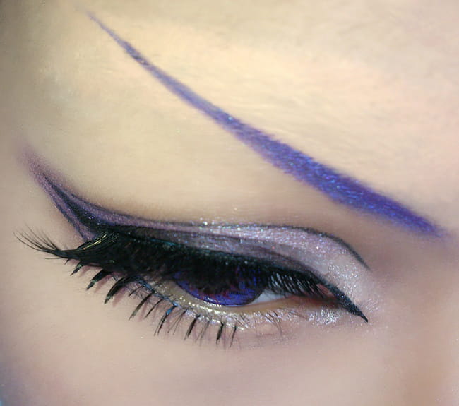 【cos妆教程】VOCALOID龙啼茄子 眼妆教程