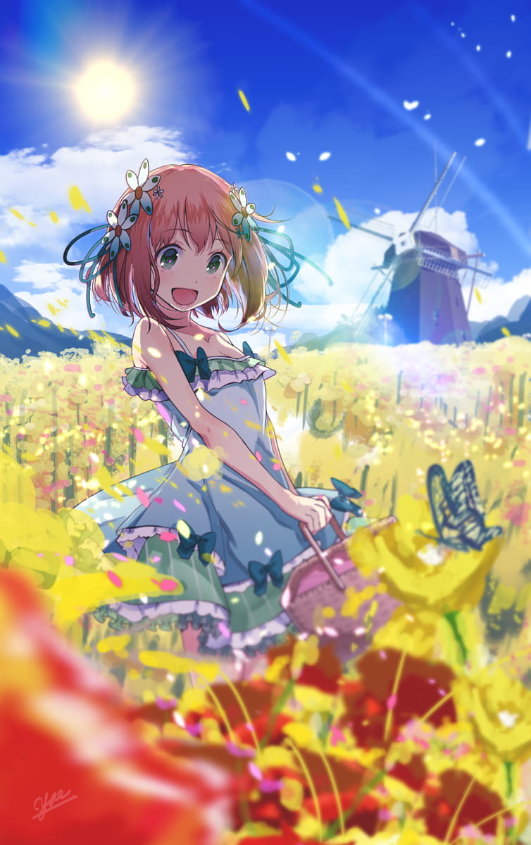 动漫少女 手机壁纸 清凉一夏