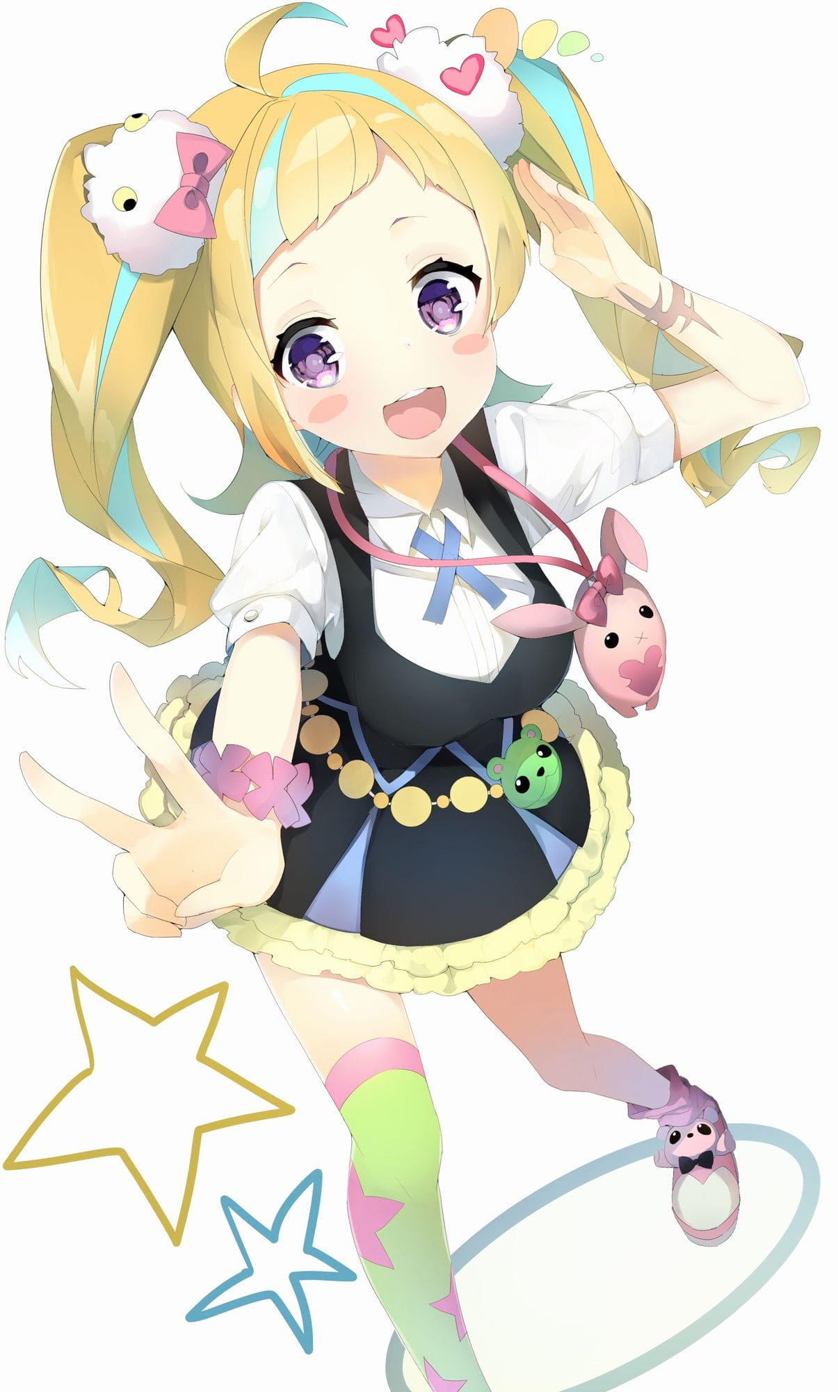 动漫小萝莉 手机壁纸 甜甜的微笑