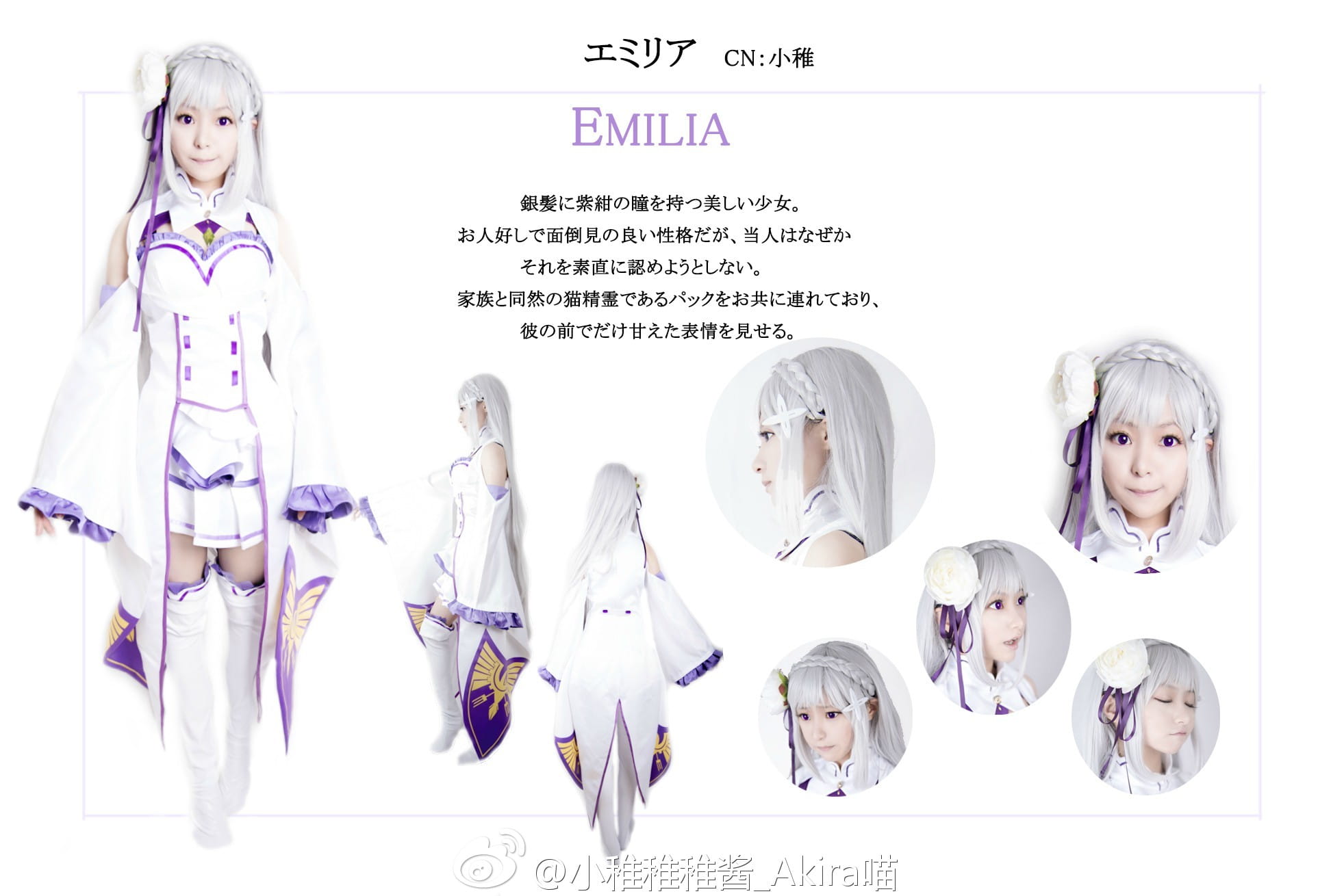 【授权】从零开始的异世界生活 艾米莉娅cos