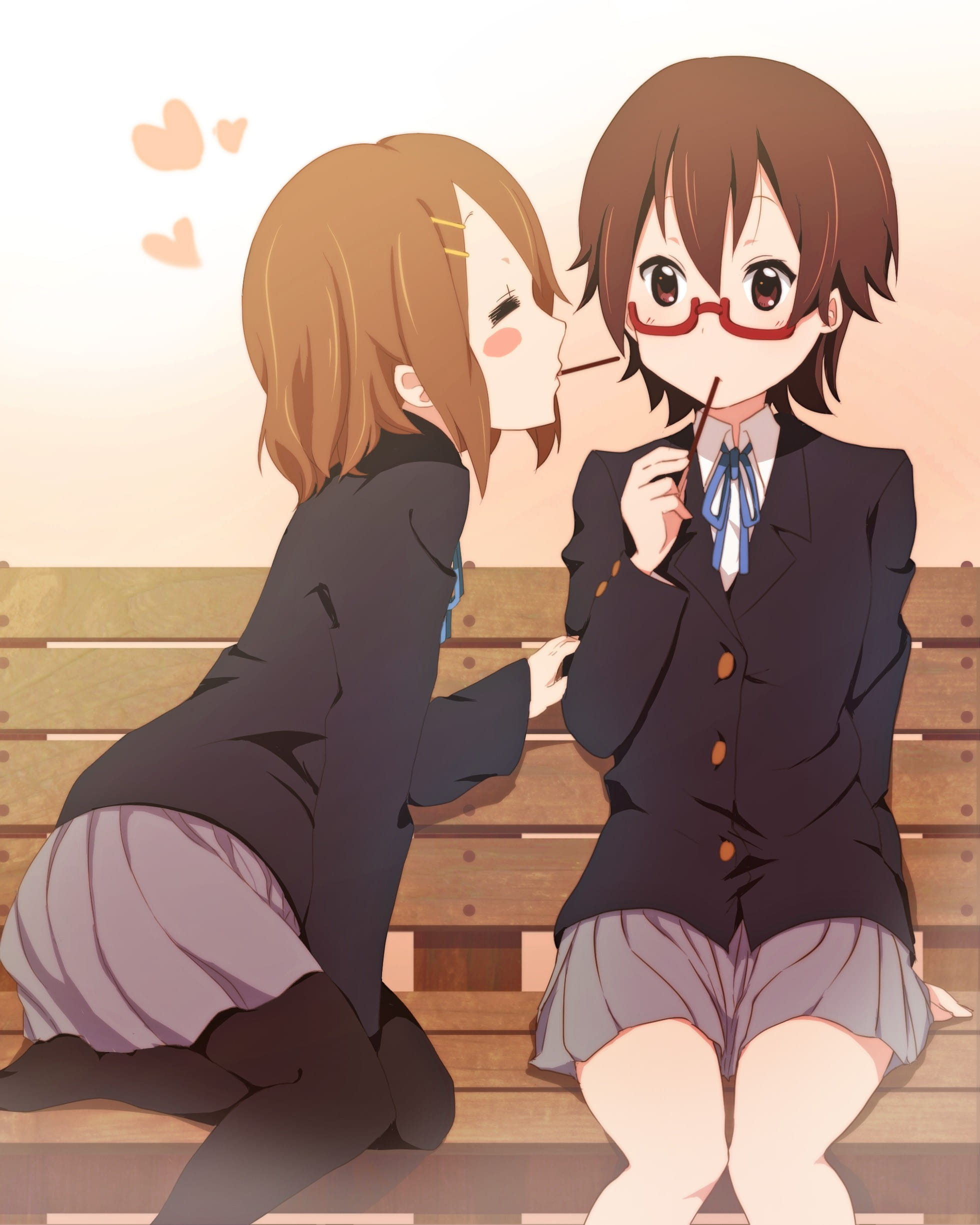 动漫少女 手机壁纸 百合情怀